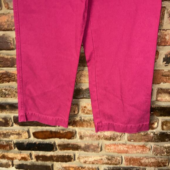 NWT Liz Claiborne Pink Wash Denim Michaela Capri Jeans Women's Size 4 - Picture 3 of 6